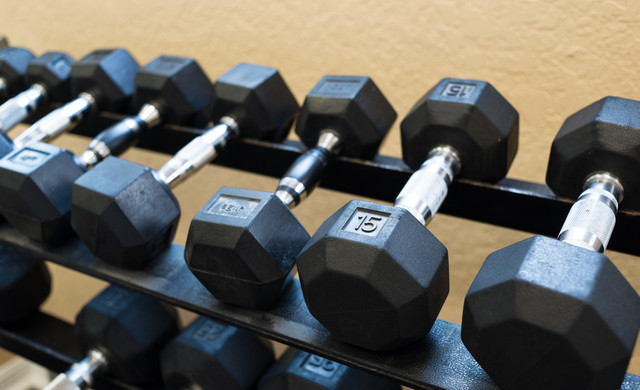 Fitness Center Weights at Painted Mountain golf resort Mesa AZ | Westgate Painted Mountain Golf Resort | Westgate Resorts