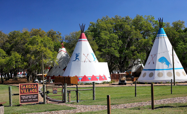 Teepee Accommodations in Takoda Village | Photos of Westgate River Ranch