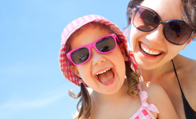 Mother and Daughter with Sunglasses - Westgate Town Center Activities
