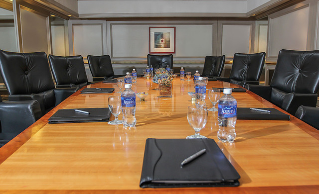 Table Set for Meeting | Offsite Strategy Meeting Venues in Las Vegas