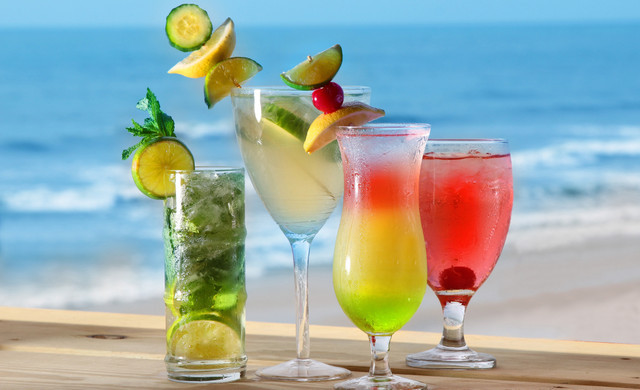 Tropical Drinks - Cocoa Beach Pier - Florida