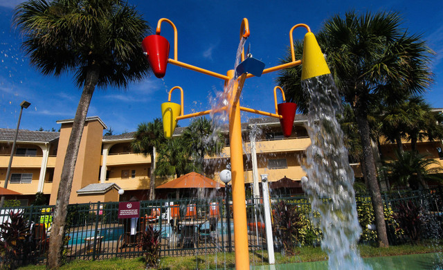 Splash Pad at one of our leisure hotels close to Seaworld Orlando FL | Westgate Leisure Resort | Westgate Resorts