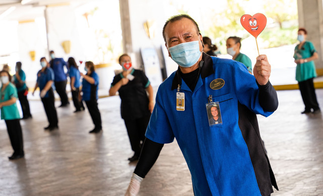 Westgate Cares | Team Member Holding up Heart Cut Out