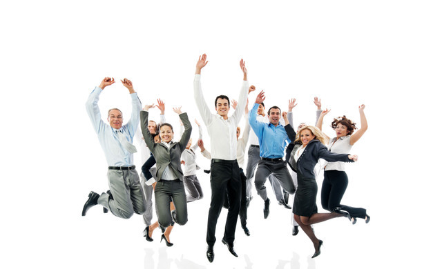 Smoky Mountain Retreat | Group of People Jumping in the Air