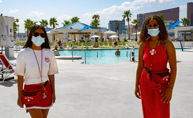 Piscinas y cabañas al aire libre | Socorristas junto a la piscina