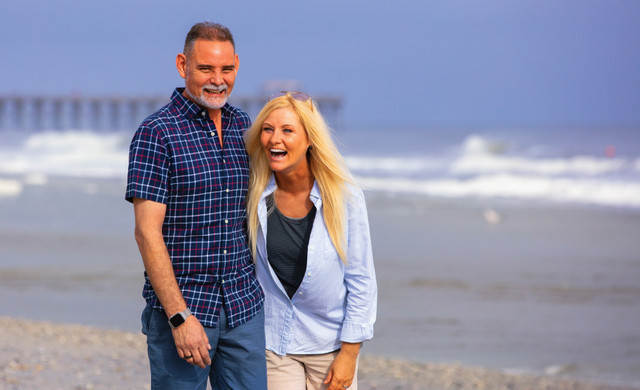 Westgate Myrtle Beach Oceanfront Resort | Couple on Walking on the Beach