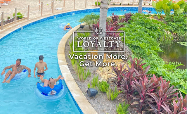 family in lazy river - Westgate Lakes Resort - Villas for Large Families Near Disney™