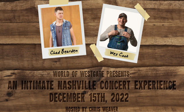 Concierto de la serie de cantautores de Nashville - Westgate River Ranch Resort & Rodeo | Chad Bearden y Wes Cook