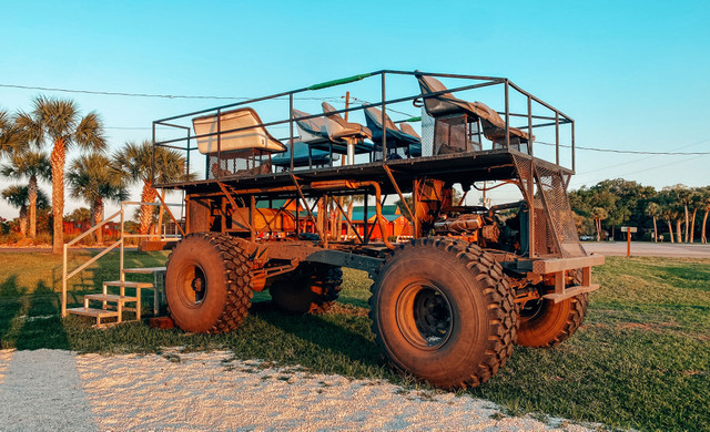 Digital Detox Retreat Activities for Team Building– florida swamp buggy tour off-road vehicle