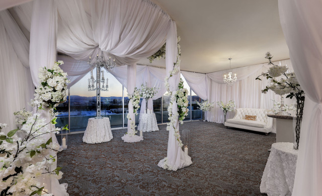 Las Vegas Wedding - Westgate Las Vegas Resort & Casino - Wedding parlor set up for intimate wedding
