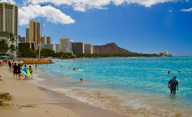 VI Resorts - Royal Kuhio - Vista a la playa de Waikiki