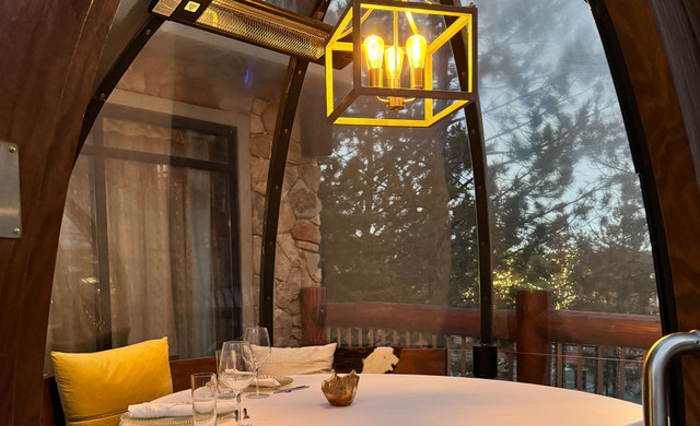 Experiencia gastronómica de Alpenglobes