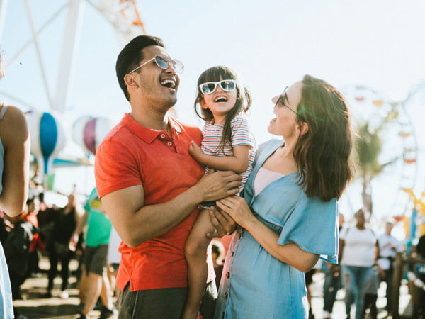 Family on vacation in Orlando