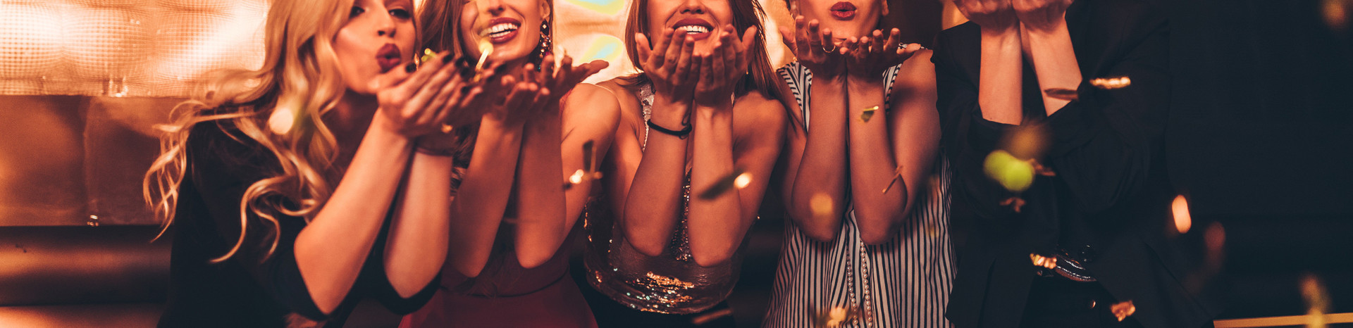 women at a party - westgate new york grand central