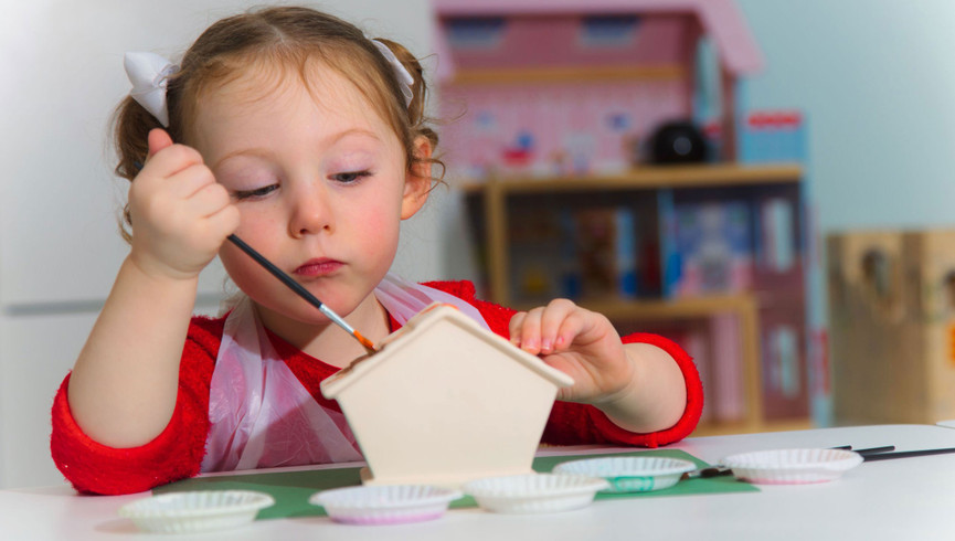 kid painting  - westgate vacation villas - orlando florida