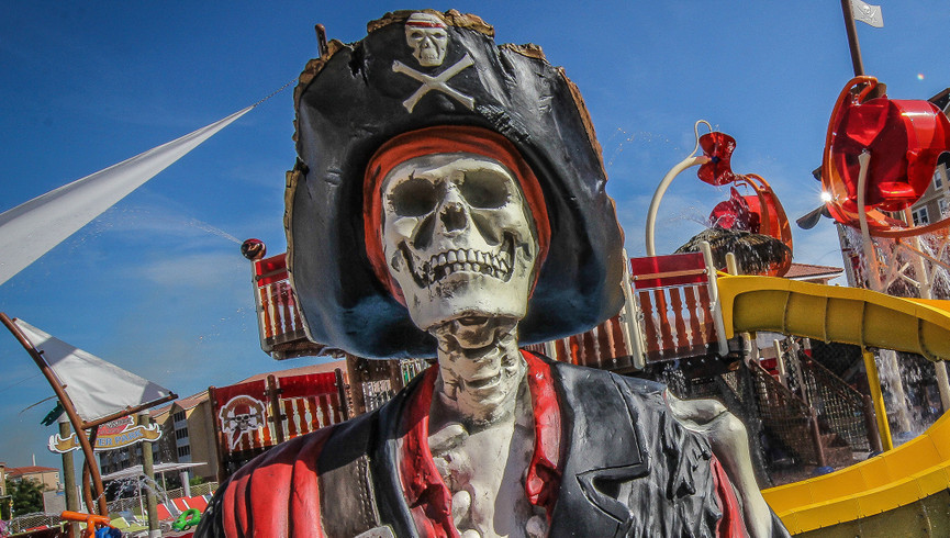 Parque acuático TC Skeleton