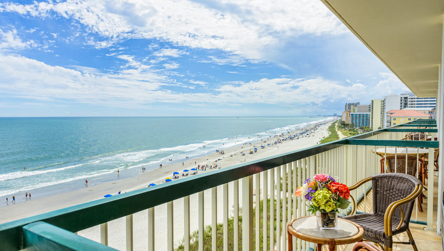 Ocean View From Westgate Myrtle Beach Resort Balcony