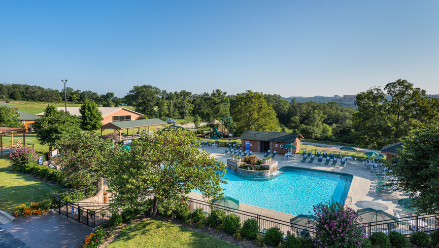 Área para uno de nuestros paquetes de bodas en el resort todo incluido de Branson Woods. | Bodas en Westgtae Branson Woods Resort