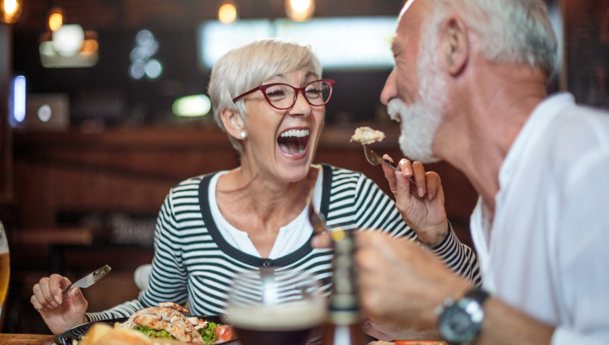 Romantic Things To Do In Park City Utah | Couple Eating At Our Park City Utah Hotel