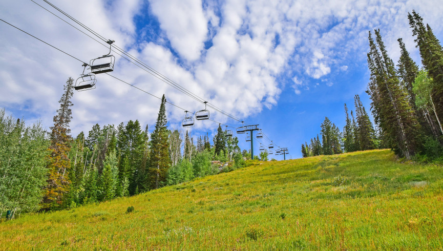Free Things To Do In Park City Utah | Ski Lift Near Our Hotel In Park City Utah
