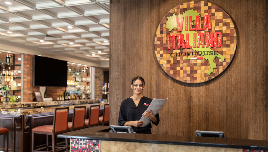 Front Desk at Villa Italiano Chophouse - Westgate Vacation Villas Resort