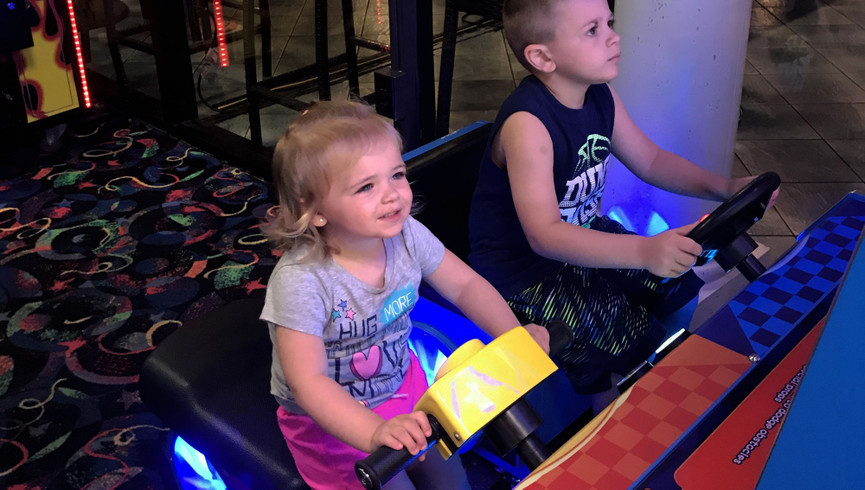 Kids Having Playing in the Game Room - Amenities at Westgate Vacation Villas Resort