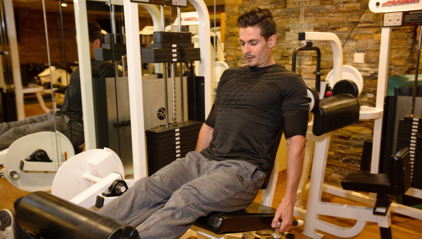 Man working out at the Fitness Center | Westgate Park City Resort