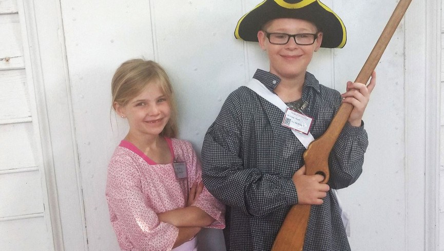 Westgate Historic Williamsburg Resort | Two Kids Playing Dress Up
