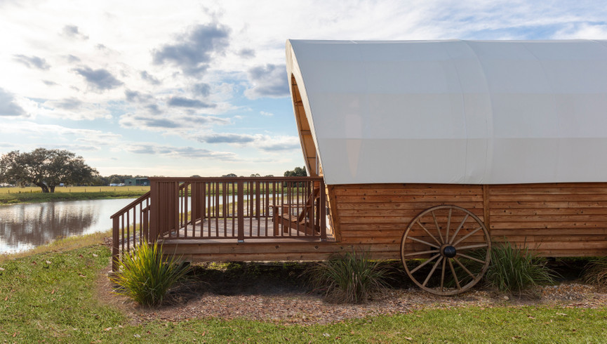 Luxe Conestoga Wagon | Westgate River Ranch Resort