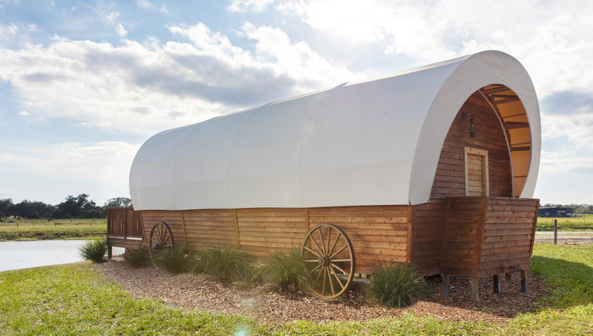 Luxe Conestoga Wagon | Westgate River Ranch Resort