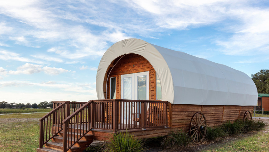 Luxe Conestoga Wagon | Westgate River Ranch Resort