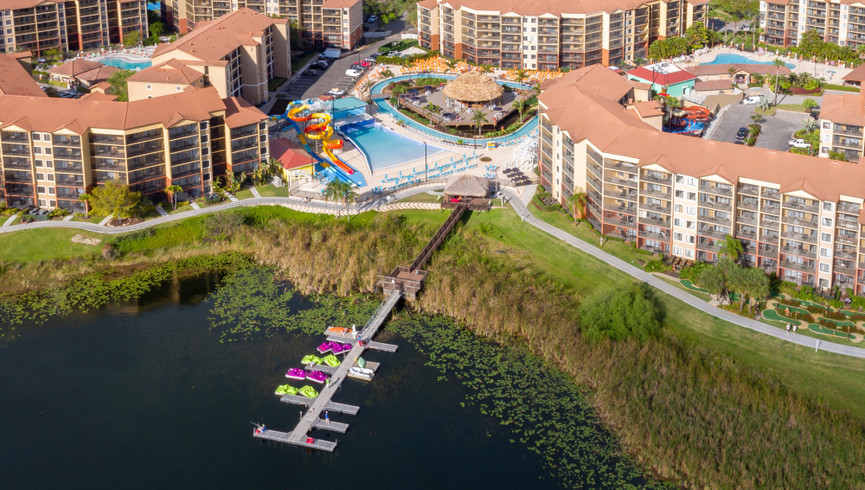 aerial view - westgate lakes resort & spa
