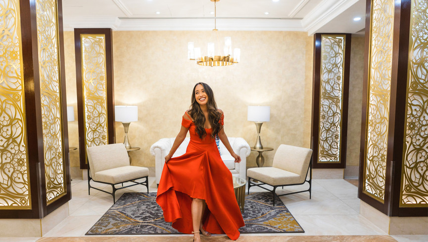 Smiling Woman Midtown Manhattan Hotel - Westgate New York Grand Central