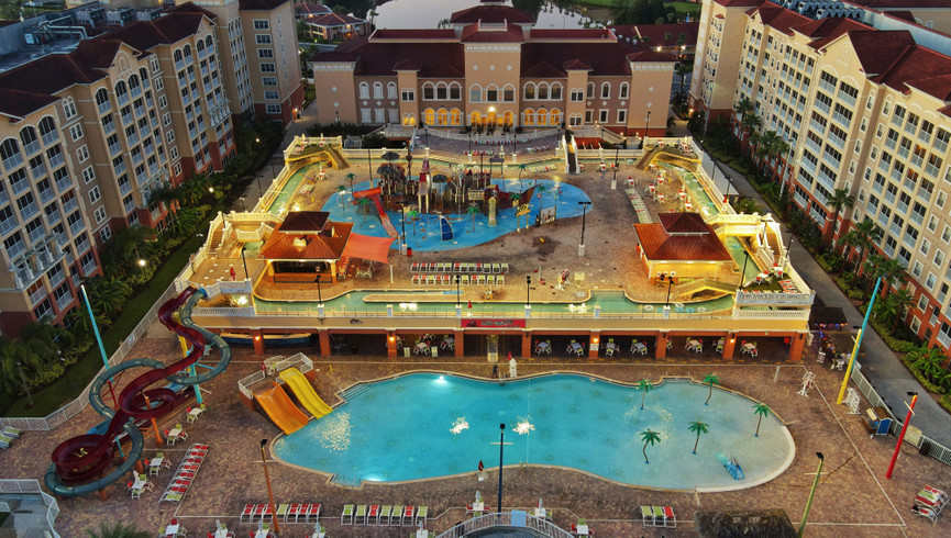 Aerial Water Park View - Westgate Town Center