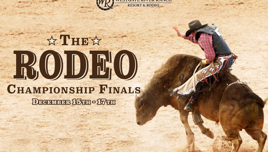 World of Westgate presenta el Campeonato Westgate Pro Rodeo 2022 | Centro turístico y rodeo del rancho del río Westgate | hombre, equitación, toro