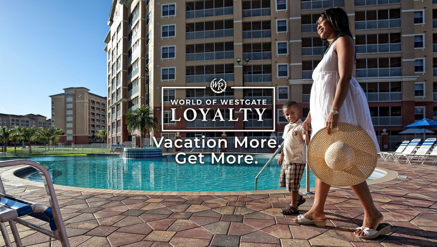 ¡Impresionante lealtad! Familia en el parque acuático del Orlando Resort - Westgate Towers Resort