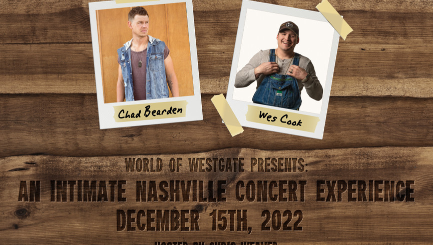 Chad Bearden & Wes Cook CONCIERTO EN VIVO Entradas | Resort y rodeo Westgate River Ranch