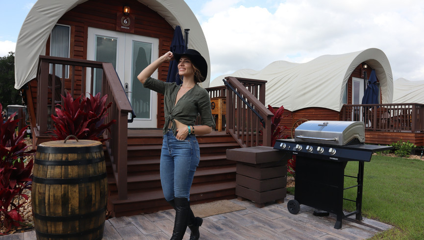 Comparación de glampings | Rancho vacacional de Florida y complejo de glamping de lujo |