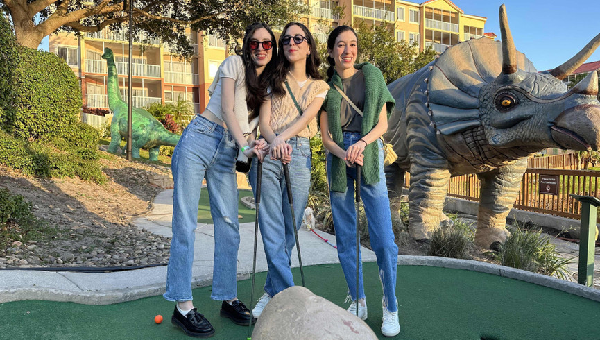 Group of Women Enjoying the Game Room -Amenities at Westgate Vacation Villas Resort