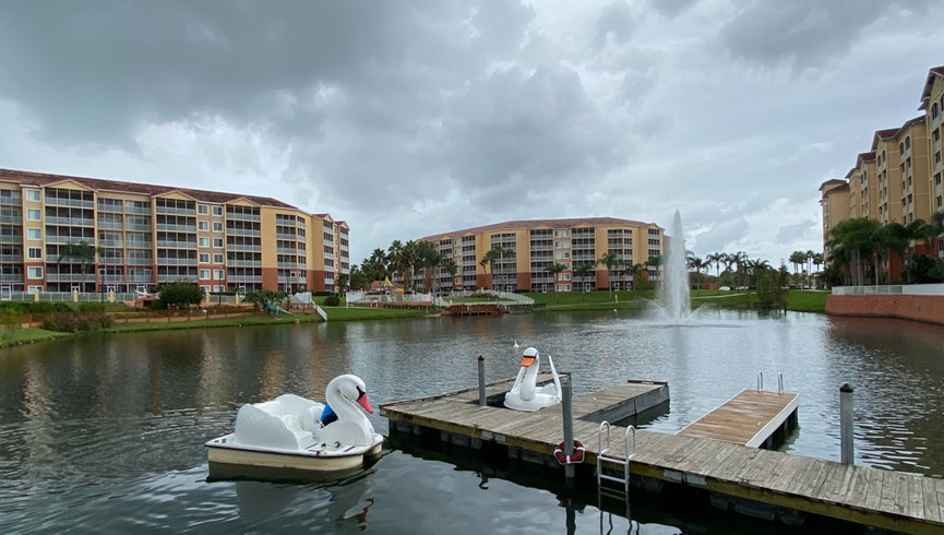 Kissimmee Resorts - swan boat ride