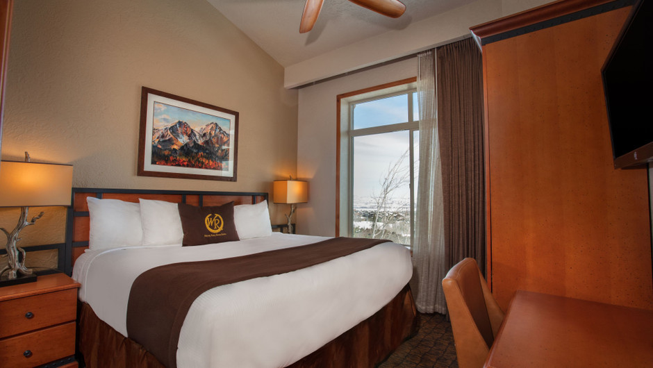 Bedroom in our Signature Four Bedroom Loft - Park City Resort in Utah | Westgate Park City Resort & Spa | Westgate Resorts