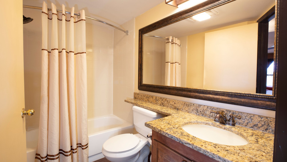 Bathroom in the Deluxe Lodge Suite -  Westgate River Ranch Resort & Rodeo