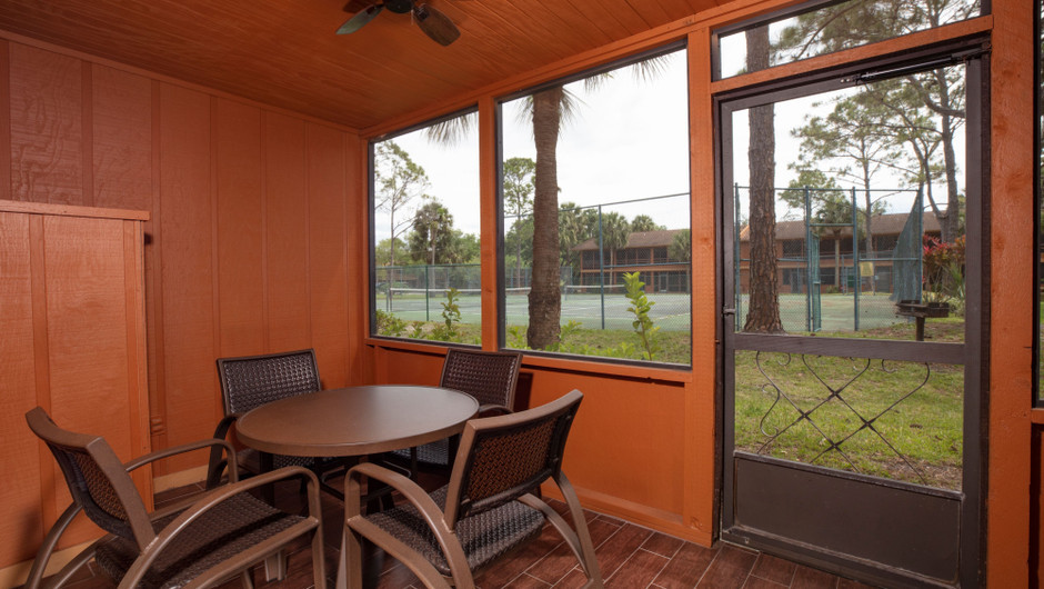 Patio Area in the Deluxe Lodge Suite -  Westgate River Ranch Resort & Rodeo