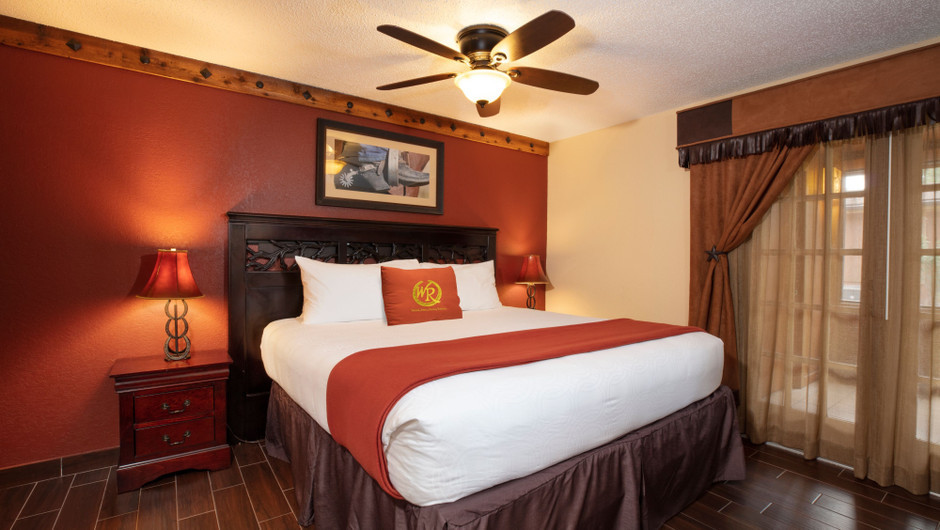 Bedroom in our Lodge One-Bedroom Cottage - Westgate River Ranch Resort & Rodeo
