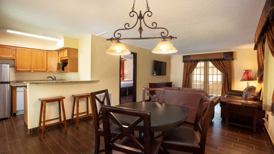 Dining Area in our Lodge One-Bedroom Cottage - Westgate River Ranch Resort & Rodeo