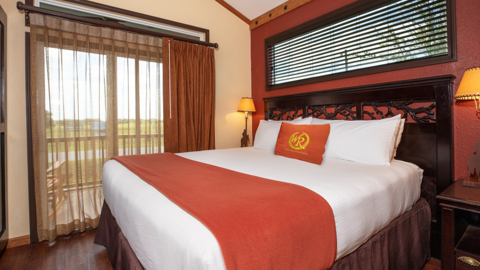 Bedroom in our Saddle Club Rail Car -  Westgate River Ranch Resort & Rodeo