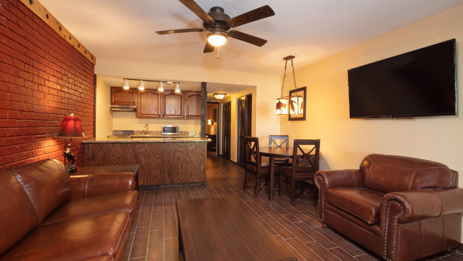 Living Area in our Premium Lodge Suite |  Westgate River Ranch Resort & Rodeo | Westgate Resorts