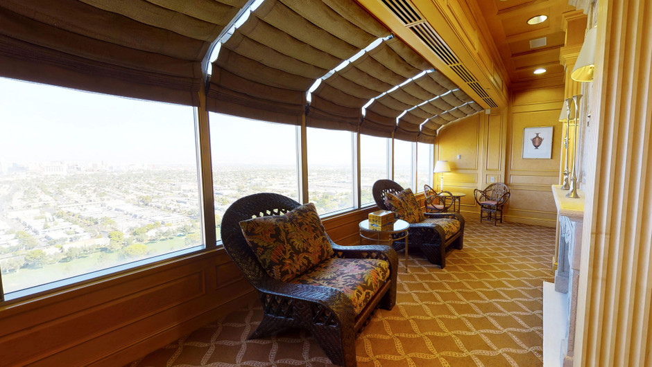 Balcony view in the European Villa - Westgate Las Vegas Resort & Casino
