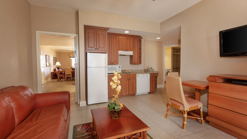 Kitchen/Dining Area in our Two Bedroom Grand Villa - Westgate Town Center Resort