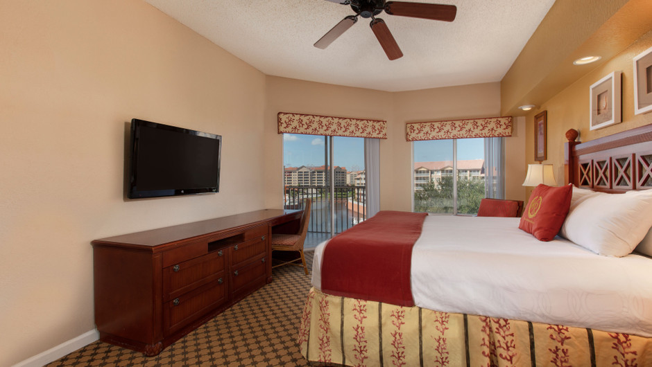 Bedroom in our Four Bedroom Deluxe Villa - Westgate Town Center Resort